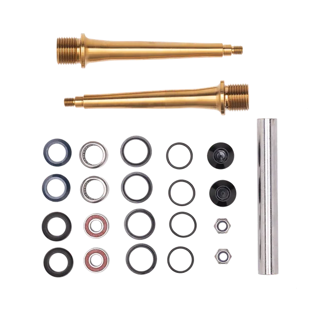 Crankbrothers Titanium Spindle kit axe titane pédales entretien