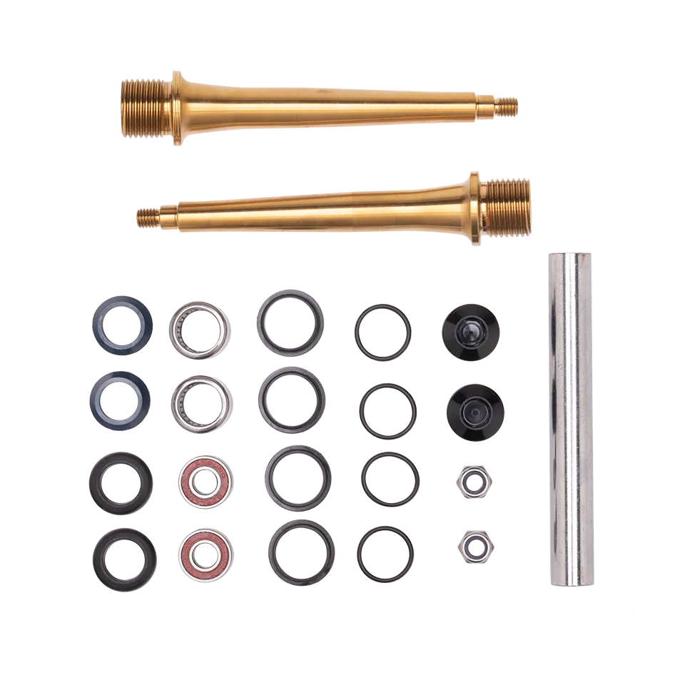 Crankbrothers Titanium Spindle kit axe titane pédales entretien