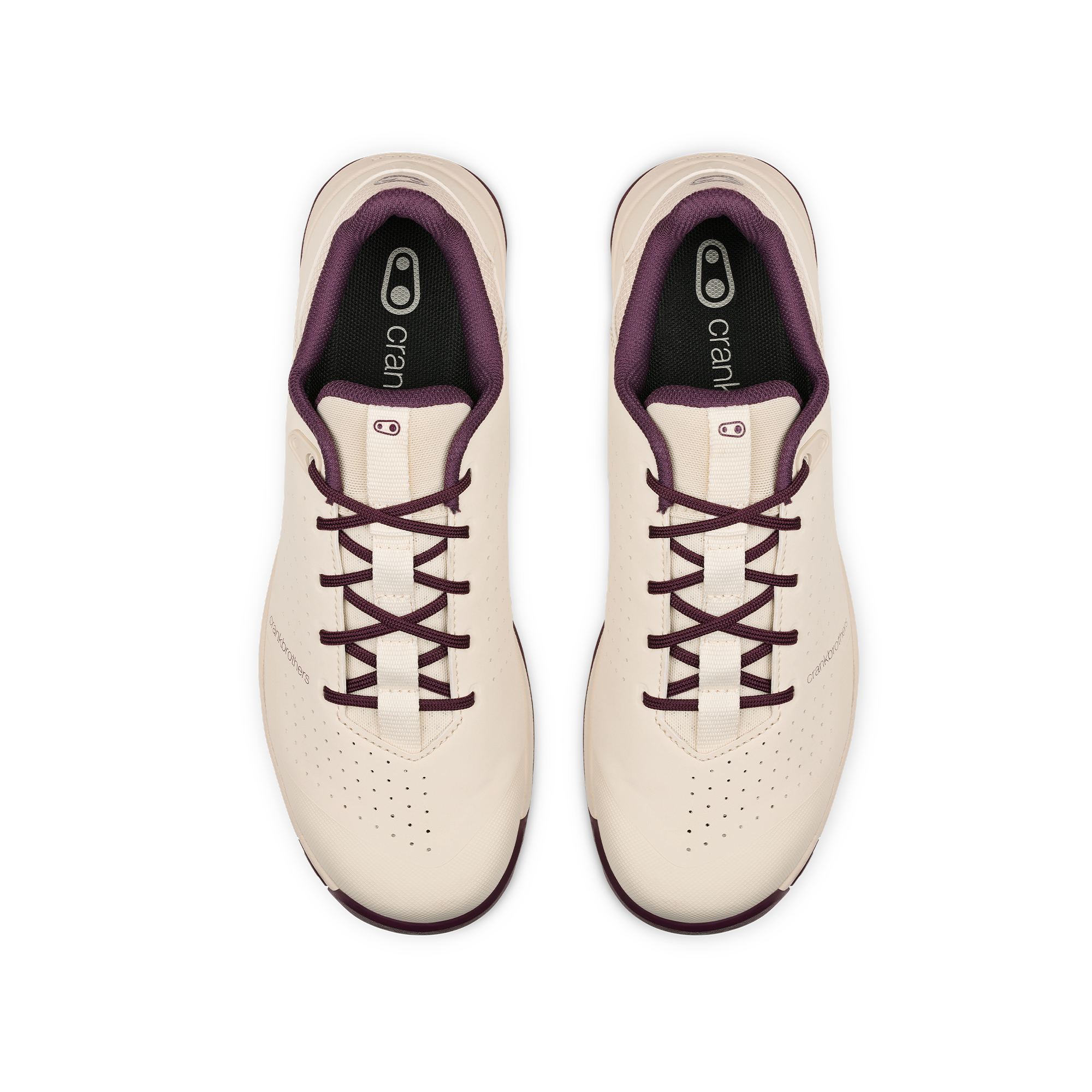 Crankbrothers Mallet Trail Lace chaussures VTT Swan/Purple lacets