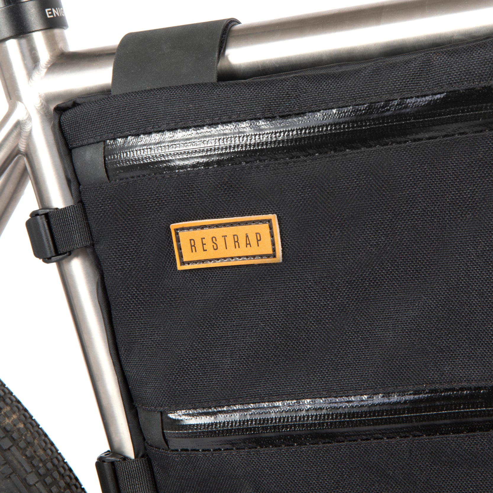 Restrap Custom Frame Bag sacoche cadre noir sur mesure