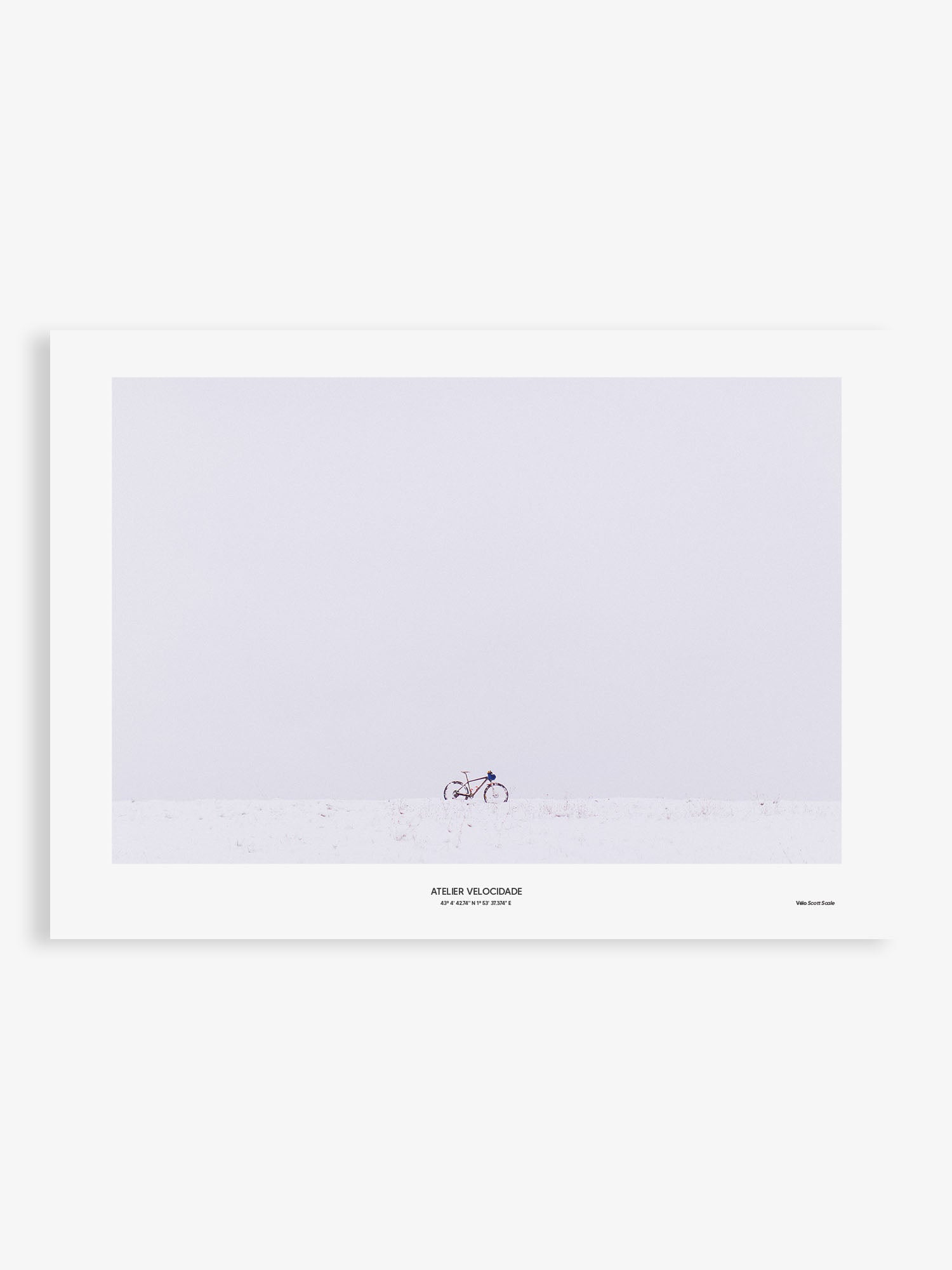 Atelier Velocidade Photo 50x70 affiche bikepacking nº 6