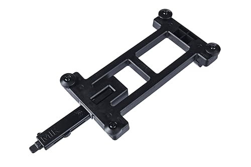 Basil MIK Plaque Adaptateur Noir 21x12x3 cm Porte-Bagages