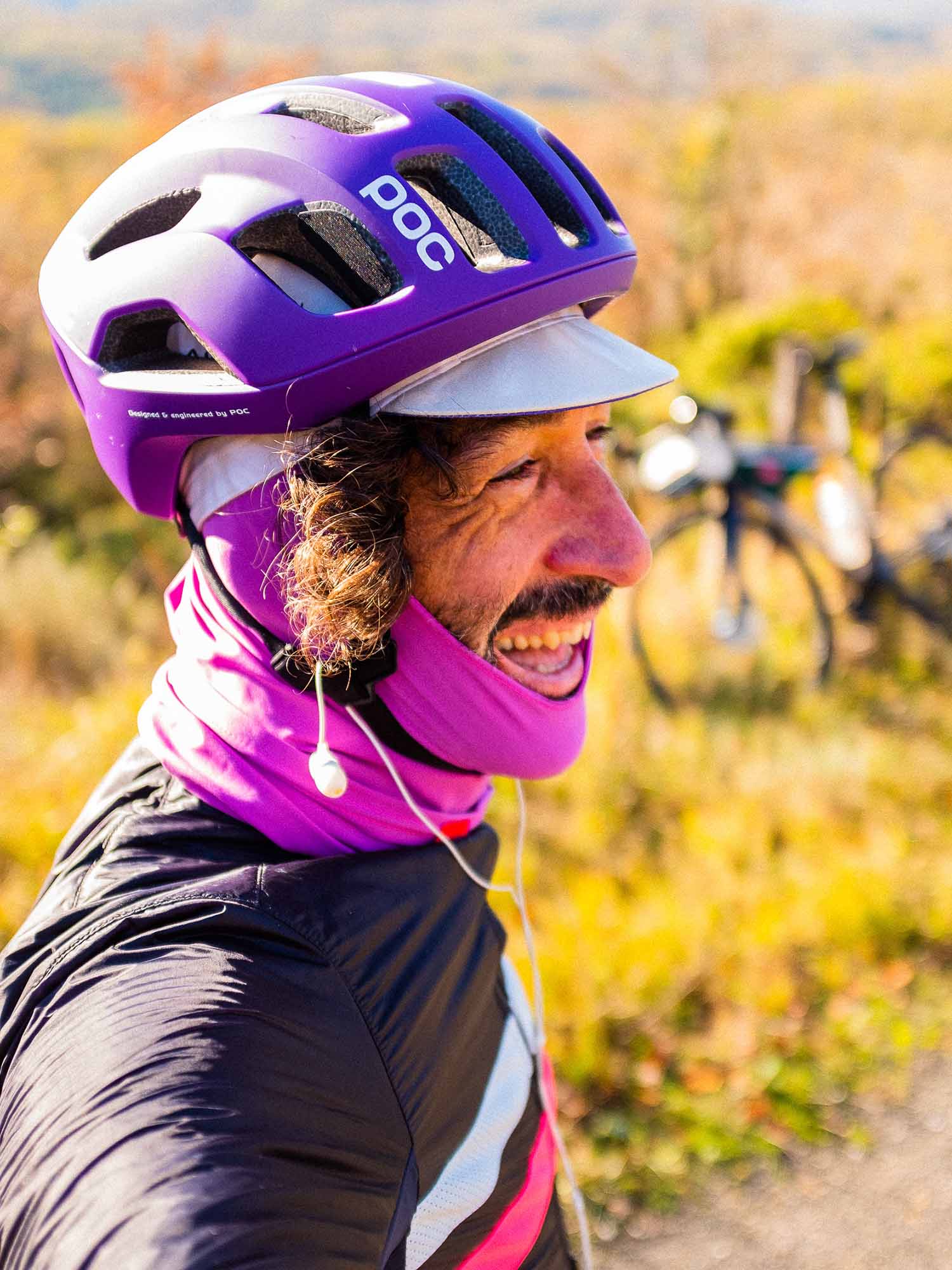 Atelier Velocidade Cigogne Tour de Cou Violet Respirant