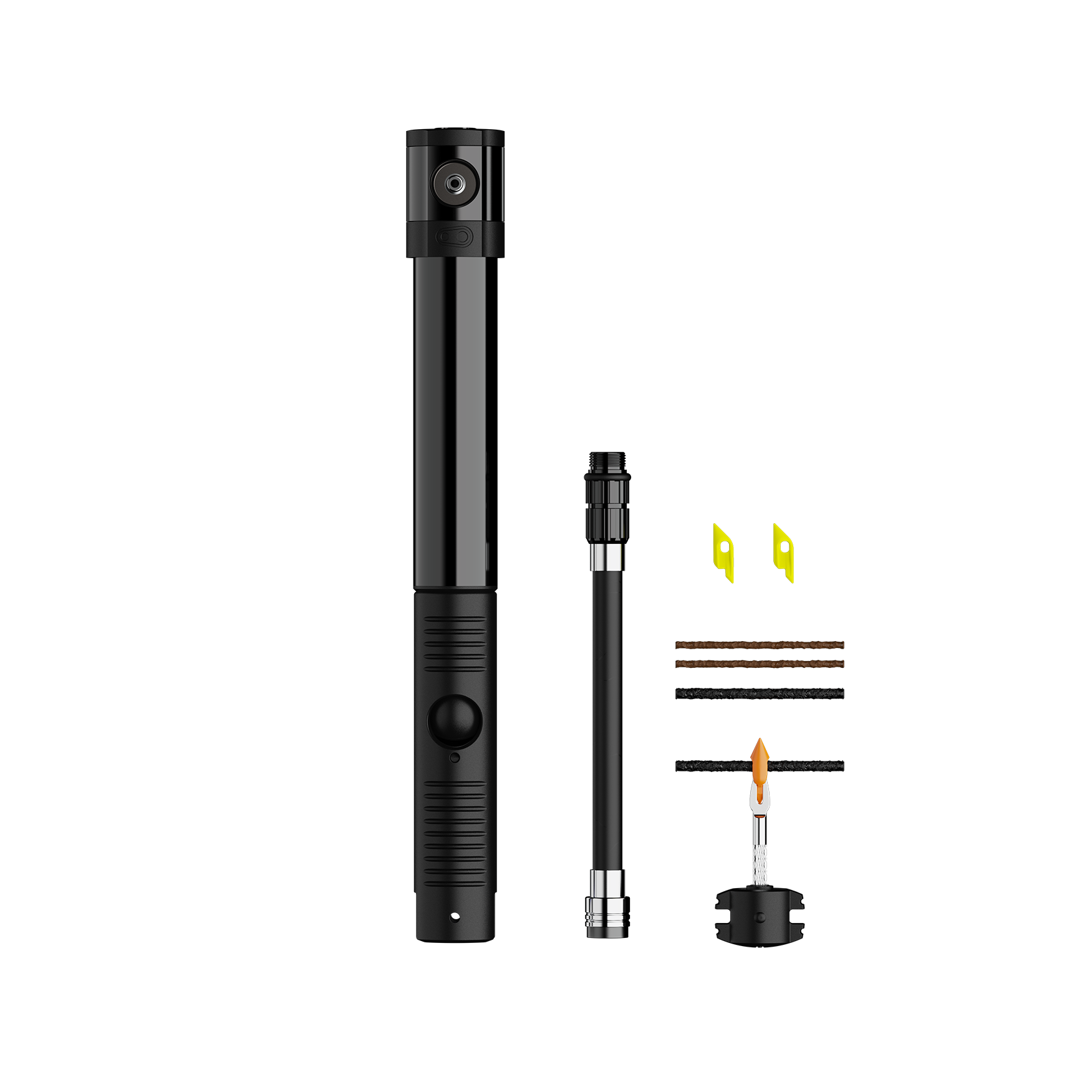 Crankbrothers Klic HV pompe main Midnight avec kit mèches