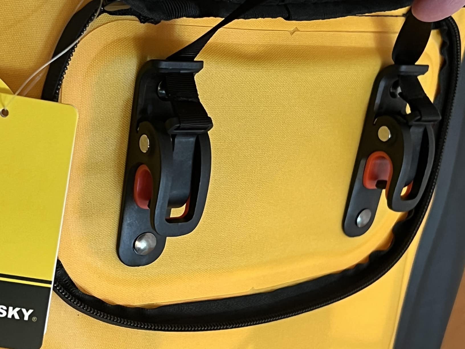 Wozinsky Sacoche Porte-Bagages Vélo Étanche 23L Noire