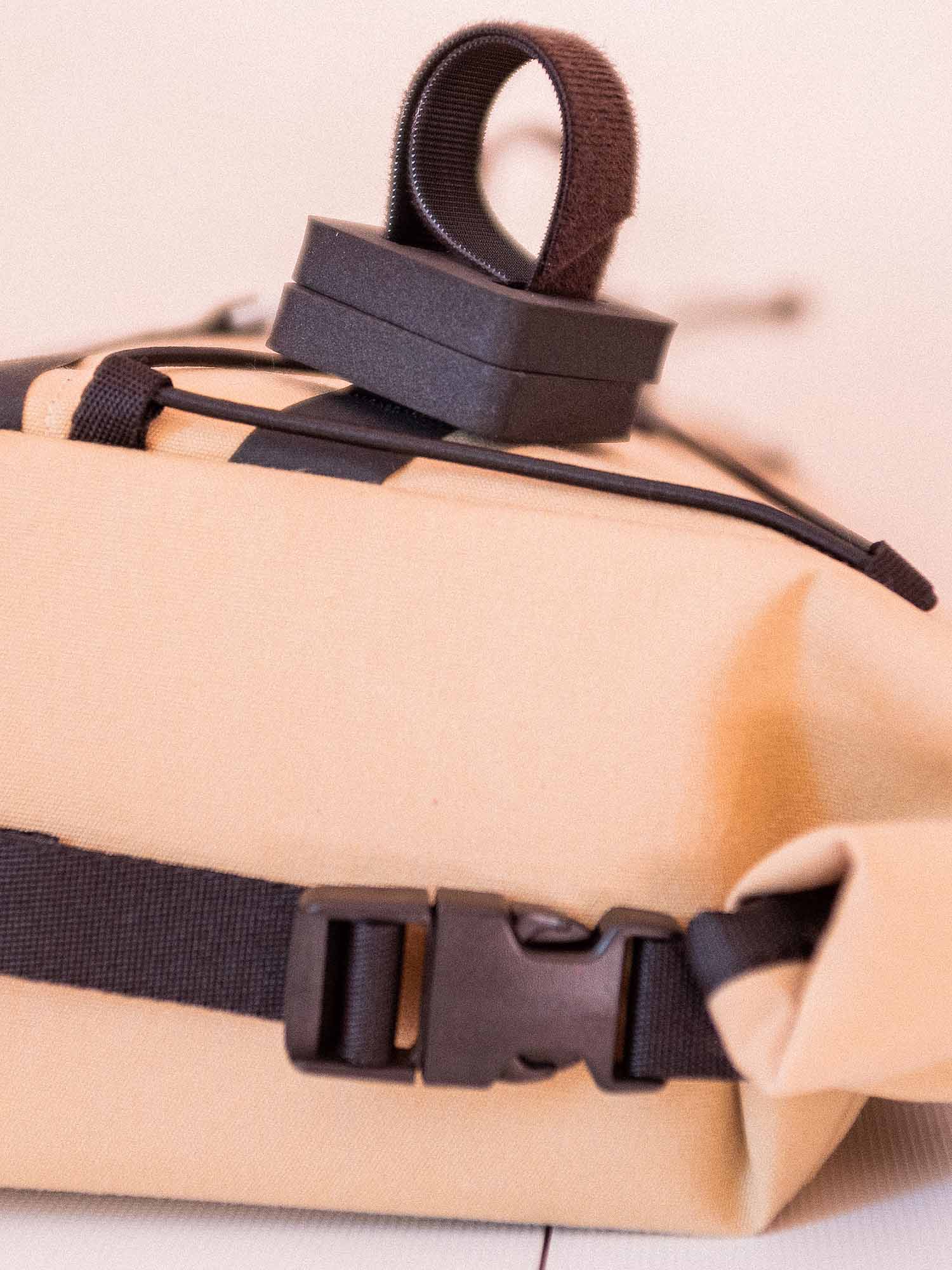 Atelier Velocidade Béluga X Caminade sacoche guidon 8L charbon