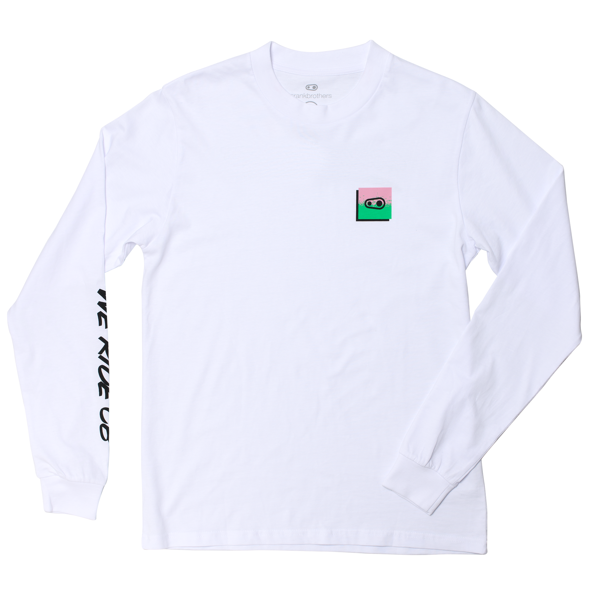 Crankbrothers Champions T-shirt Manches Longues Blanc 100% Coton