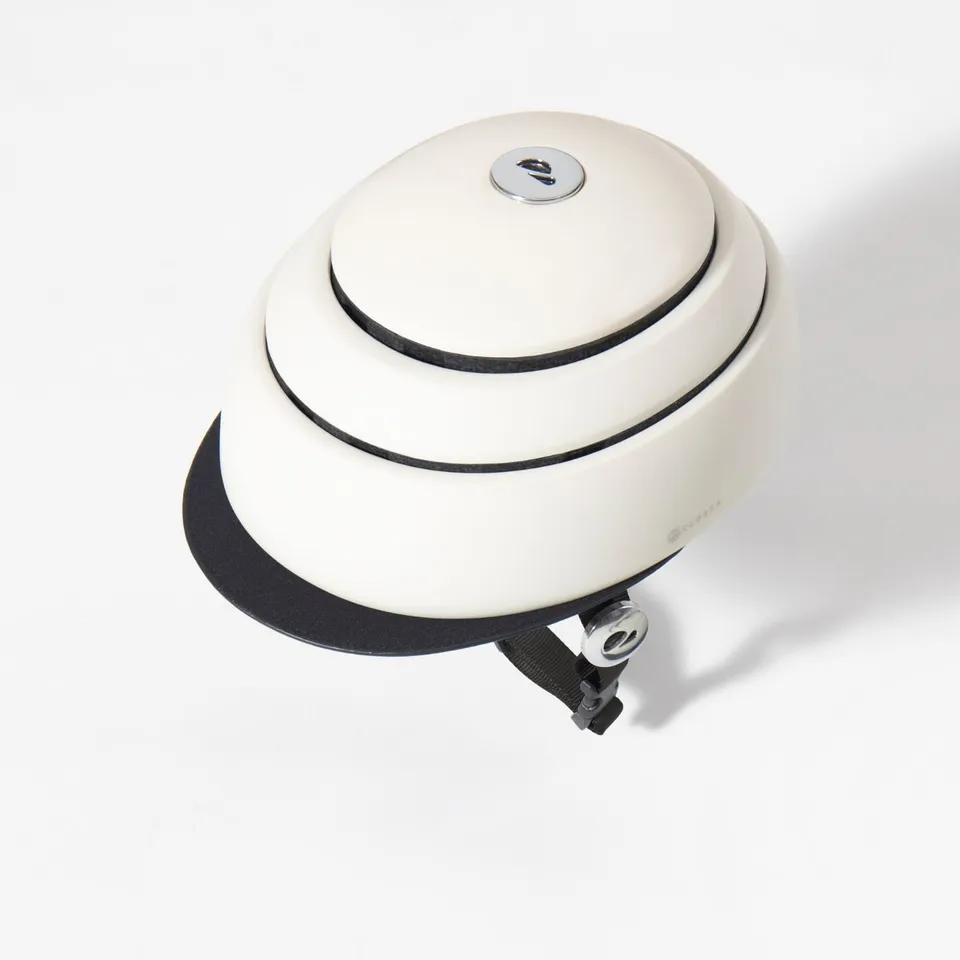 Closca Helmet Visor White casque vélo Medium blanc pliable