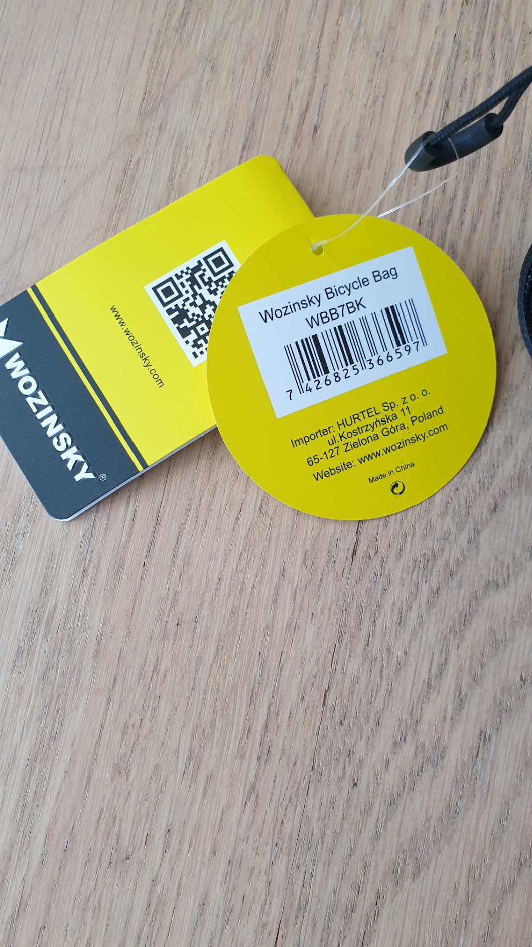 Wozinsky Sacoche Cadre Vélo Téléphone 6,5" 1,5 L