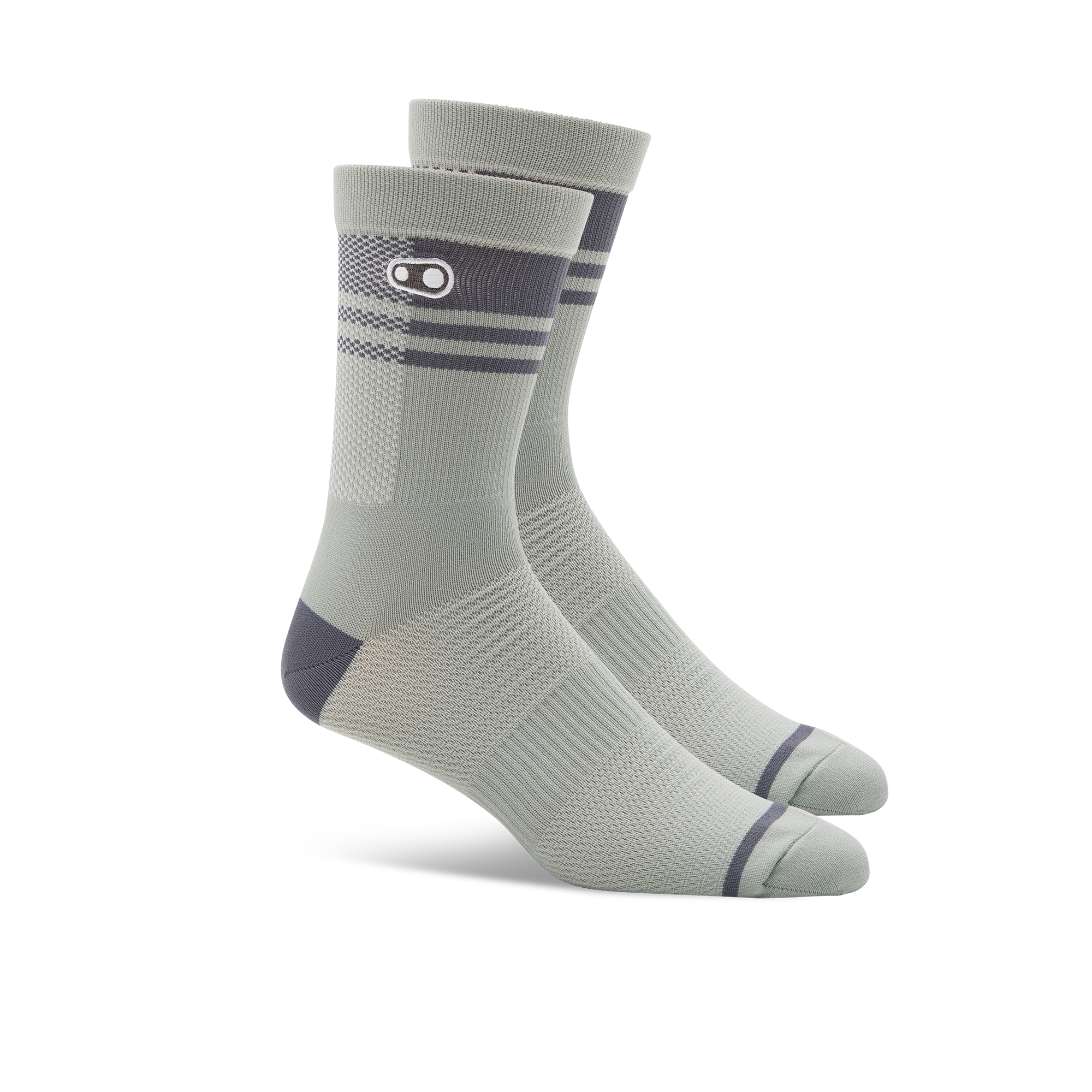 Crankbrothers Icon chaussettes VTT Sage/Grey S/M