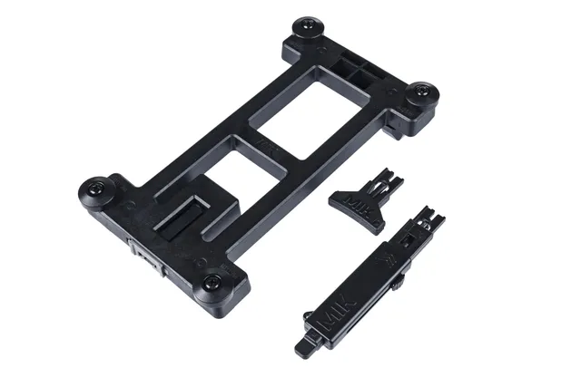Basil MIK Plaque Adaptateur Noir 21x12x3 cm Porte-Bagages