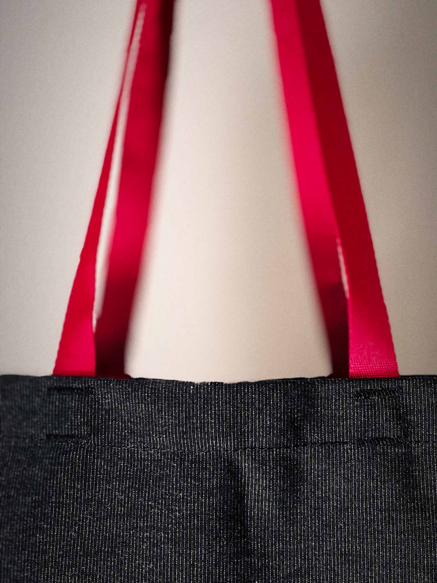 Atelier Velocidade Fourre-tout tote bag toile Noir courses ville