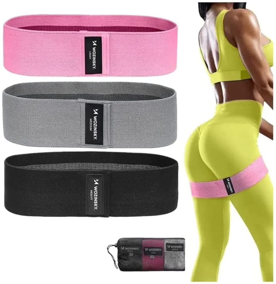 Wozinsky 3X Bandes Fitness Élastiques Musculation 3 Résistances