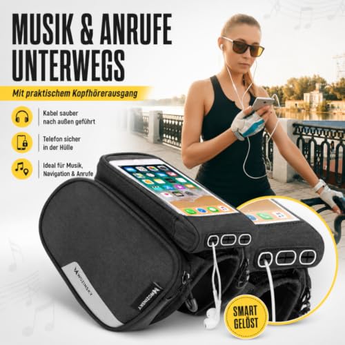 Wozinsky Sacoche Cadre Vélo Téléphone 6,5" 1,5 L