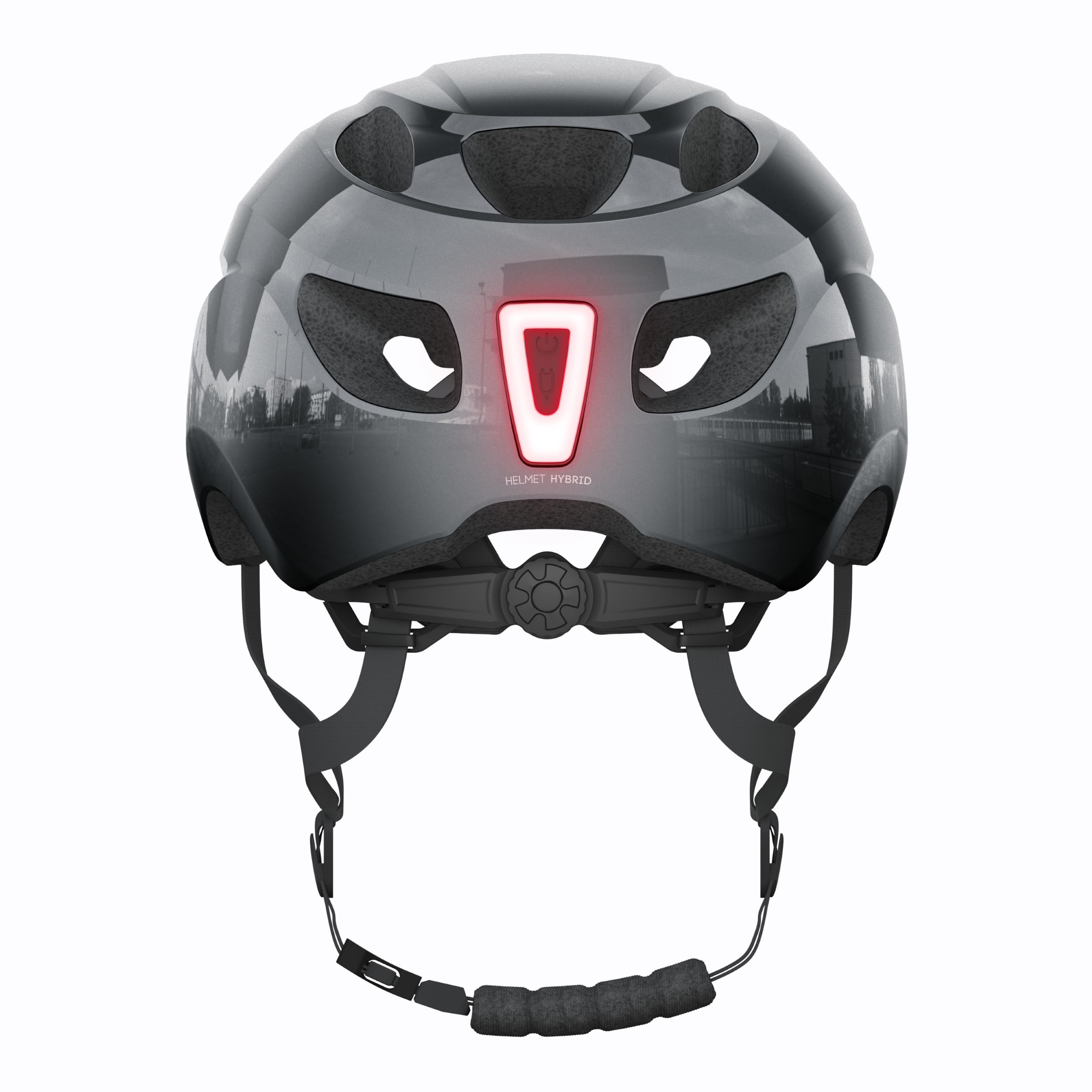 CASR Casques Casque Vélo LED Noir L USB-C EN 1078