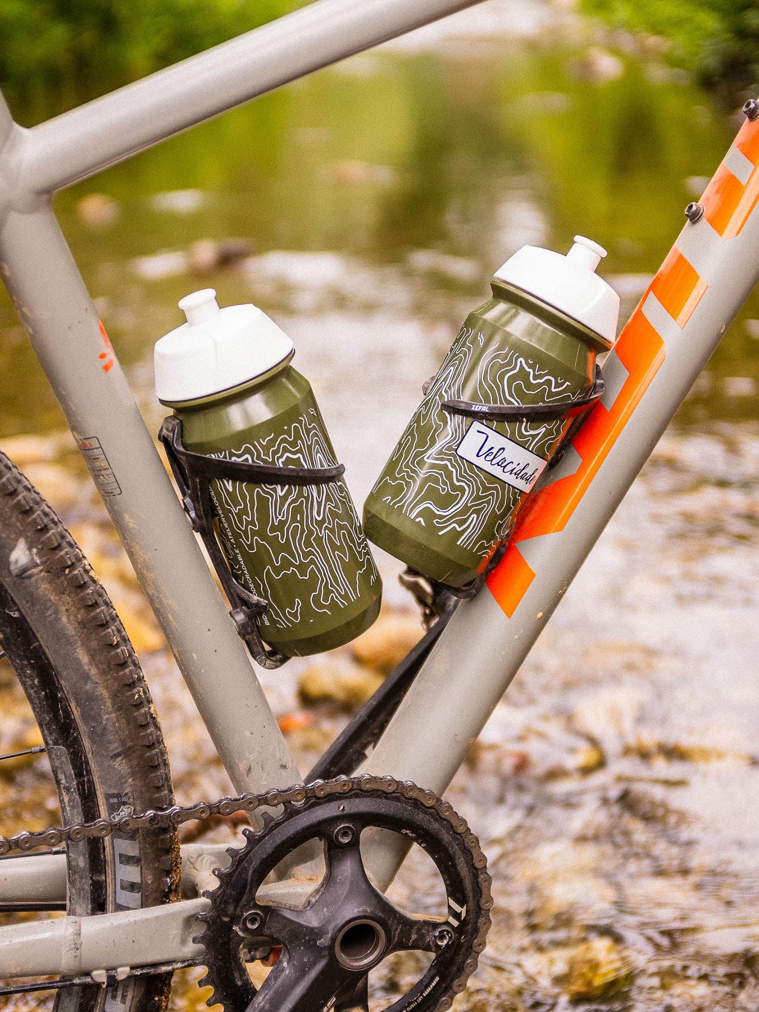 Atelier Velocidade Bidon biodégradable 500ml Olive sans BPA 1 bidon