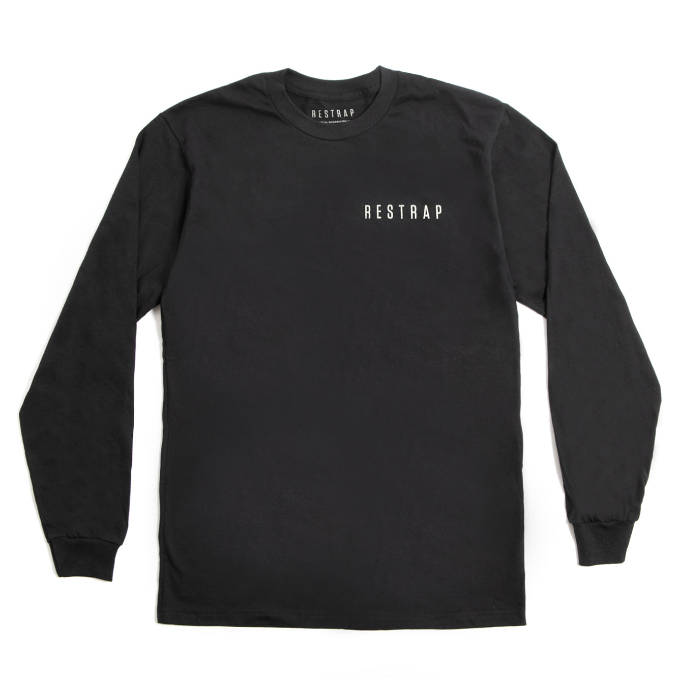 Restrap Clothing T-shirt Manches Longues Noir 100% coton