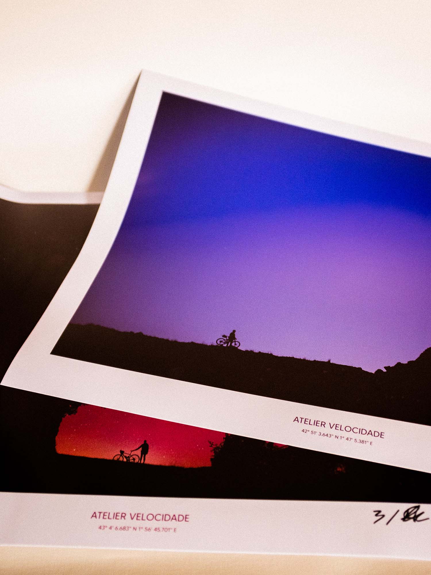 Atelier Velocidade Photo 50x70 affiche bikepacking nº 6