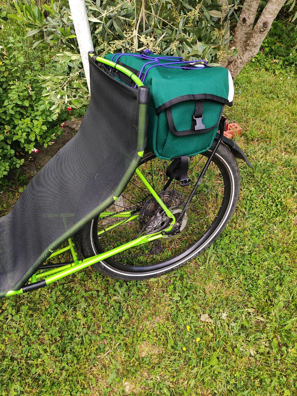 Atelier Velocidade Bivouac XXL sacoche guidon Charbon