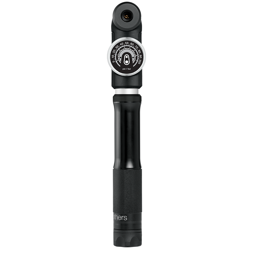 Crankbrothers Sterling pompe à pied Midnight manomètre