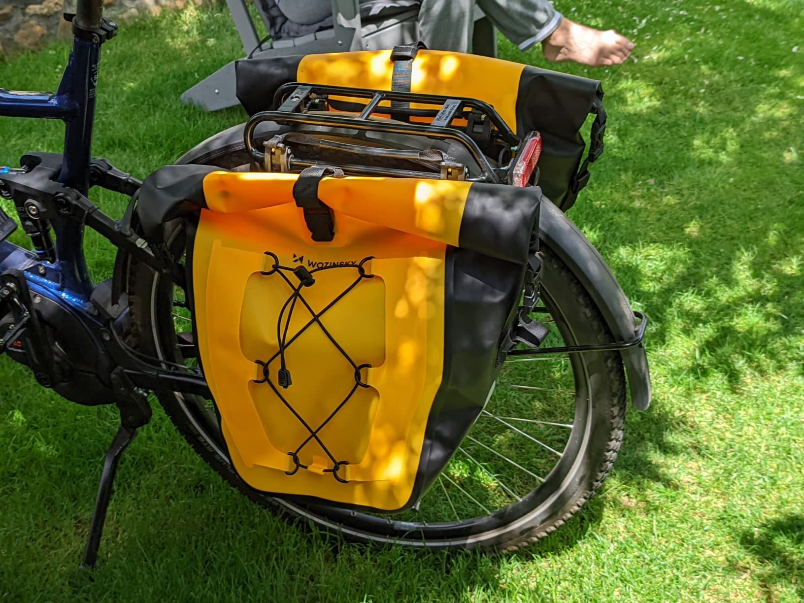 Wozinsky WBB24YE sac étanche porte-bagages 25L jaune