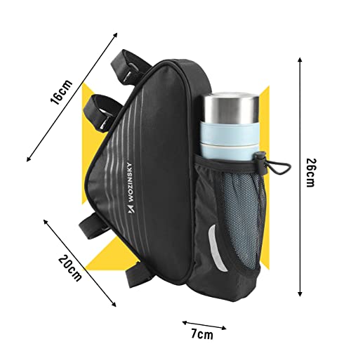 Wozinsky WBB23BK sacoche cadre vélo étanche porte-bidon