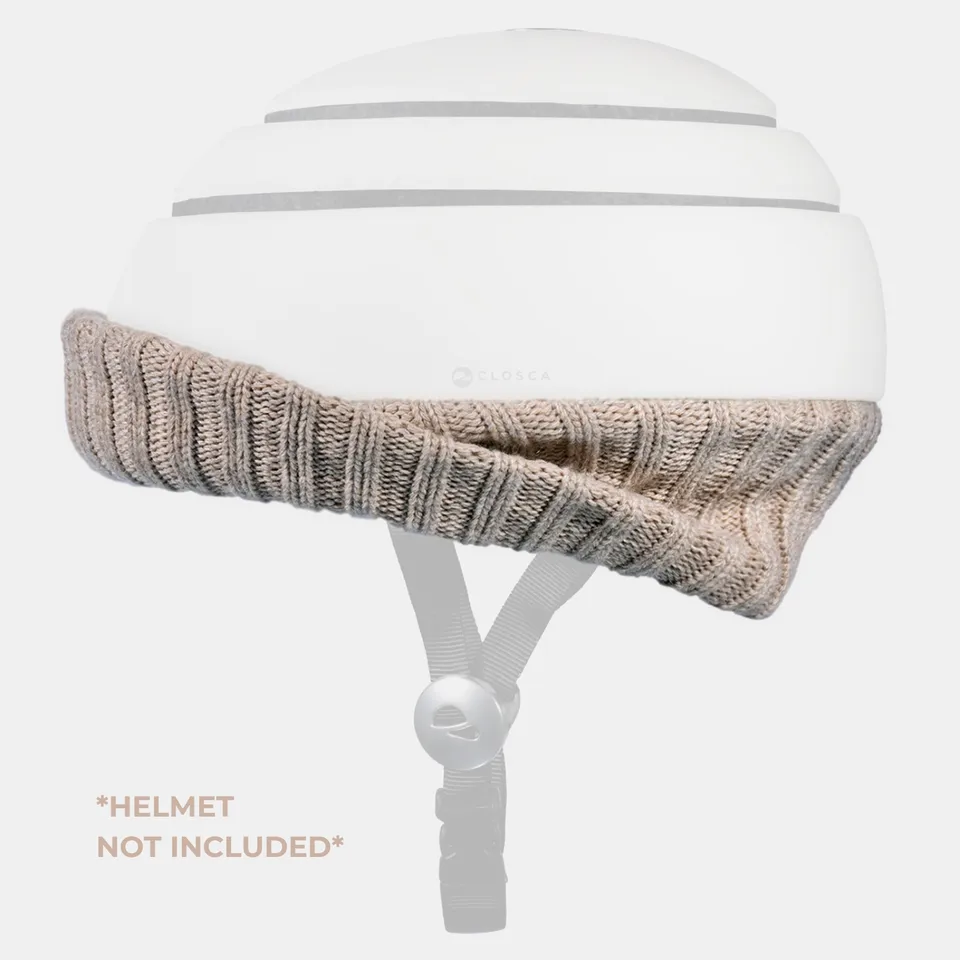 Closca Visor Nordic Wheat visière casque laine hiver
