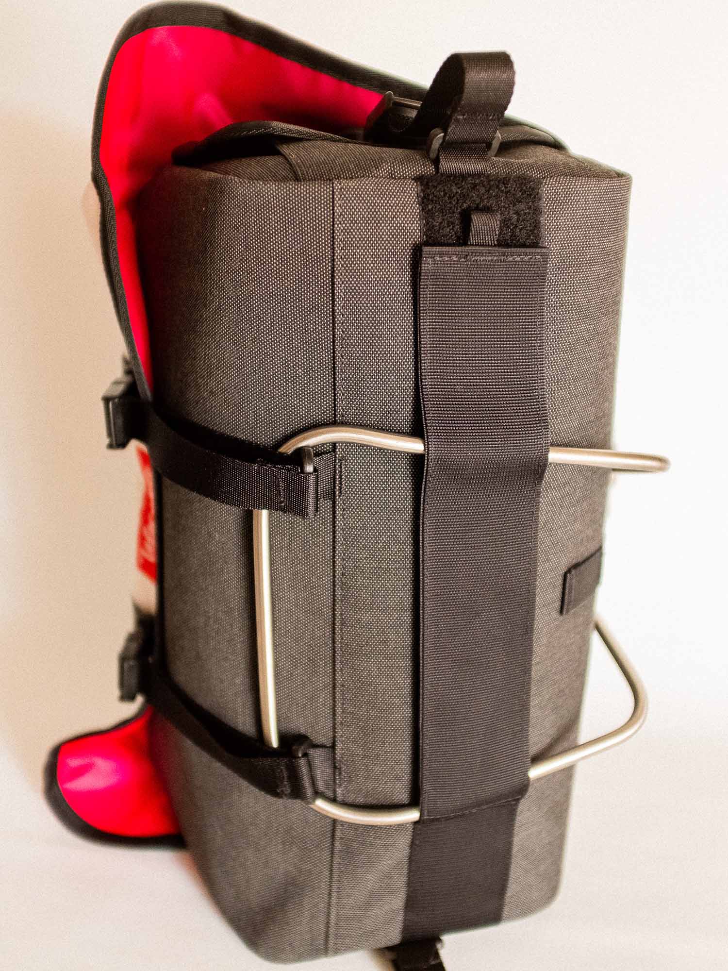 Atelier Velocidade Bivouac XXL sacoche guidon Charbon