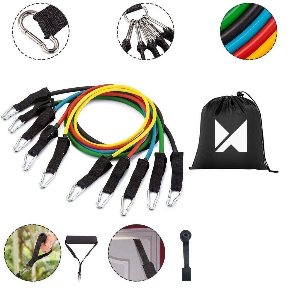 Wozinsky 5x bandes résistance fitness latex musculation