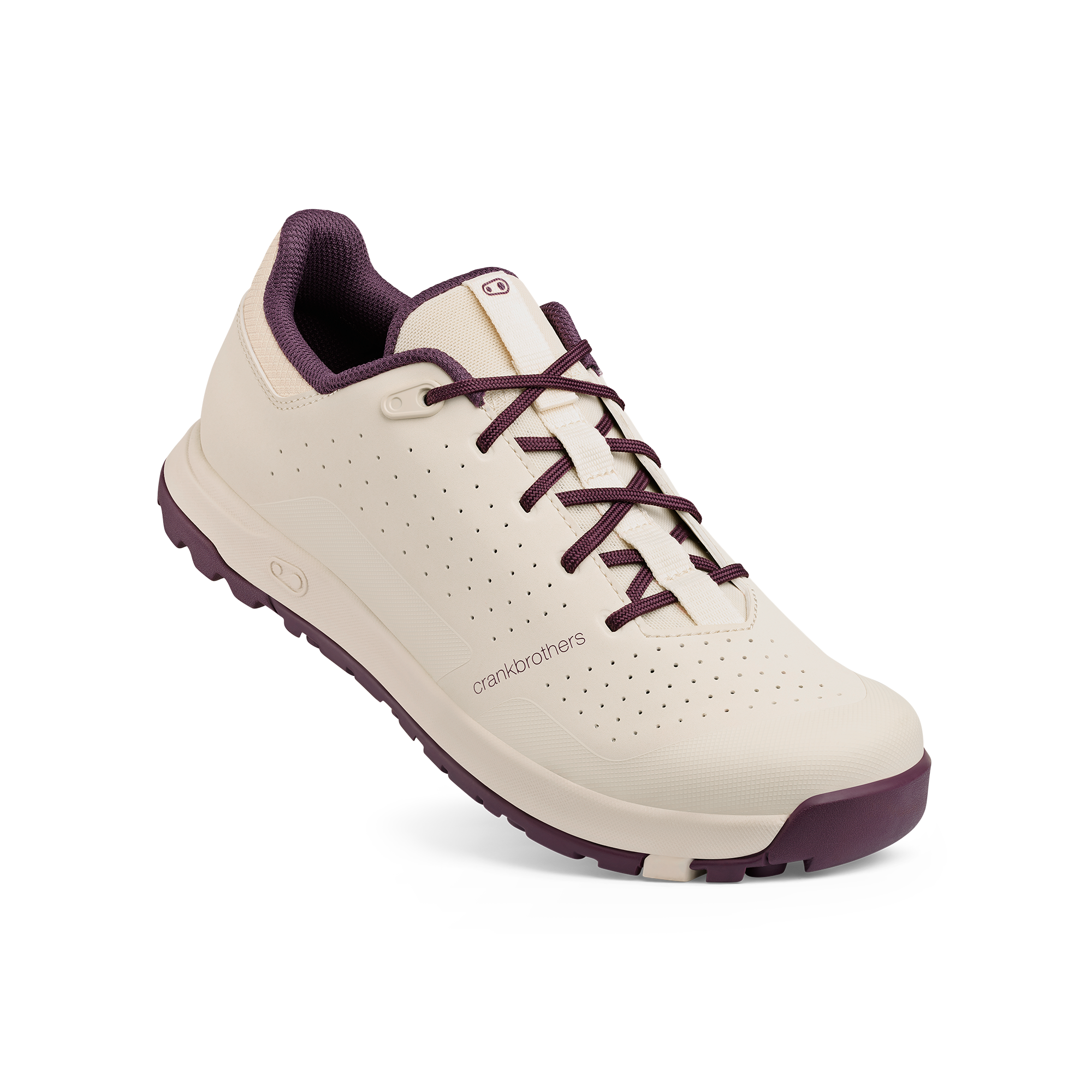 Crankbrothers Mallet Trail Lace chaussures VTT Swan/Purple lacets