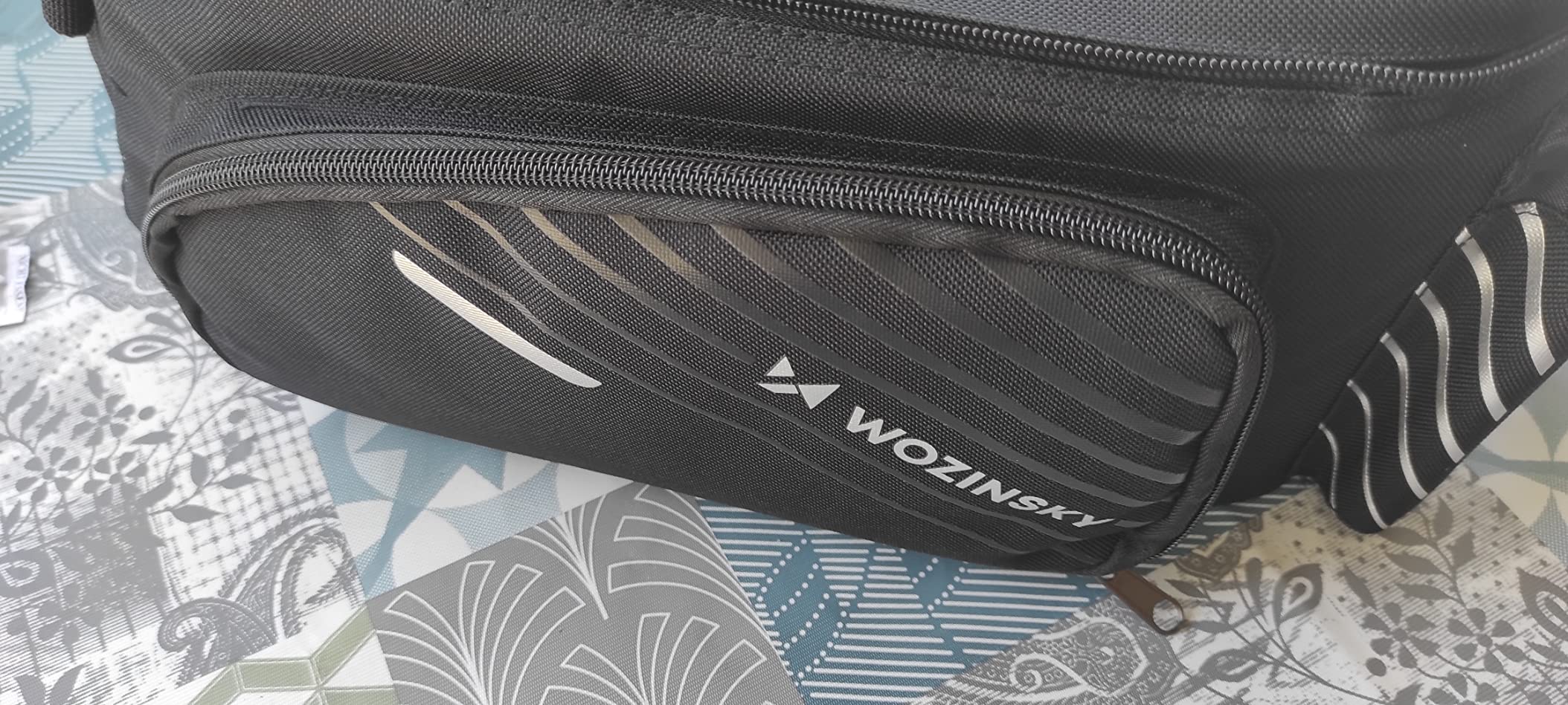 WOZINSKY WBB22BK Sacoche Porte-Bagages 9L Noir Étanche