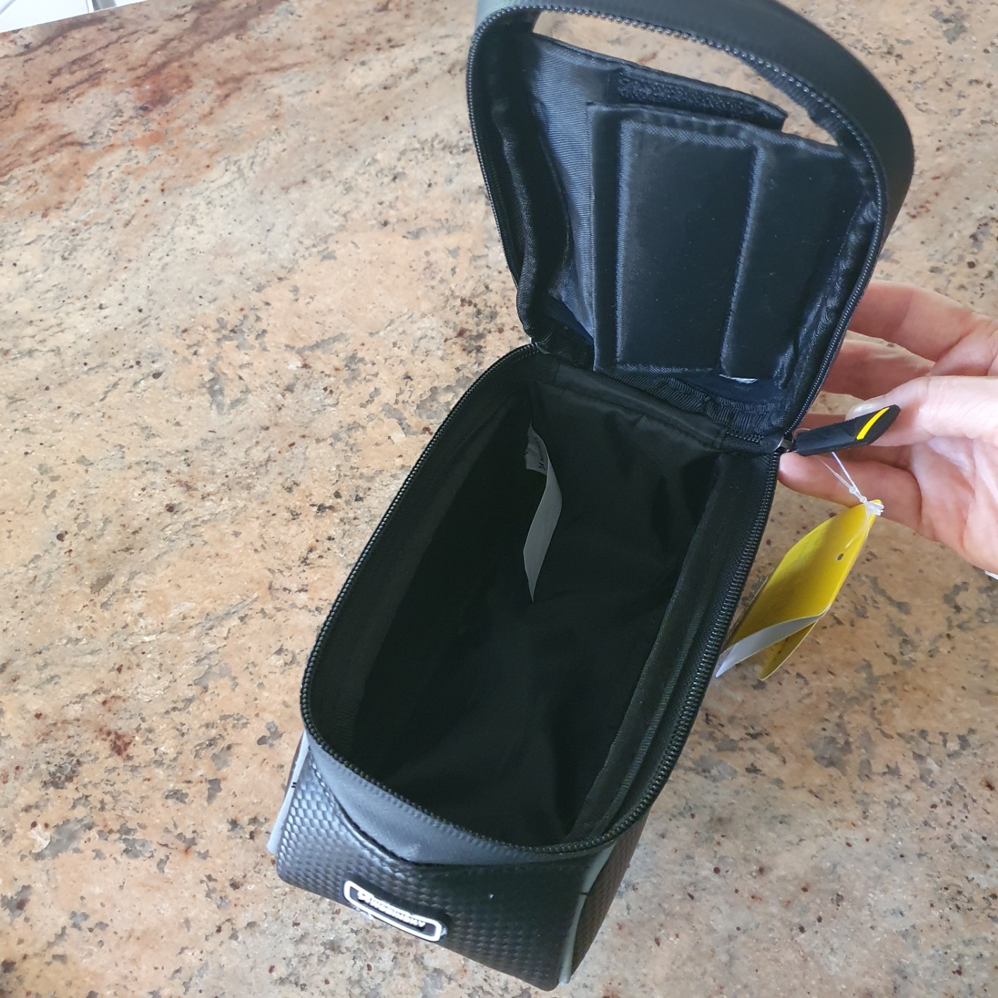 Wozinsky Sacoches de cadre sacoche vélo 2 L noir smartphone