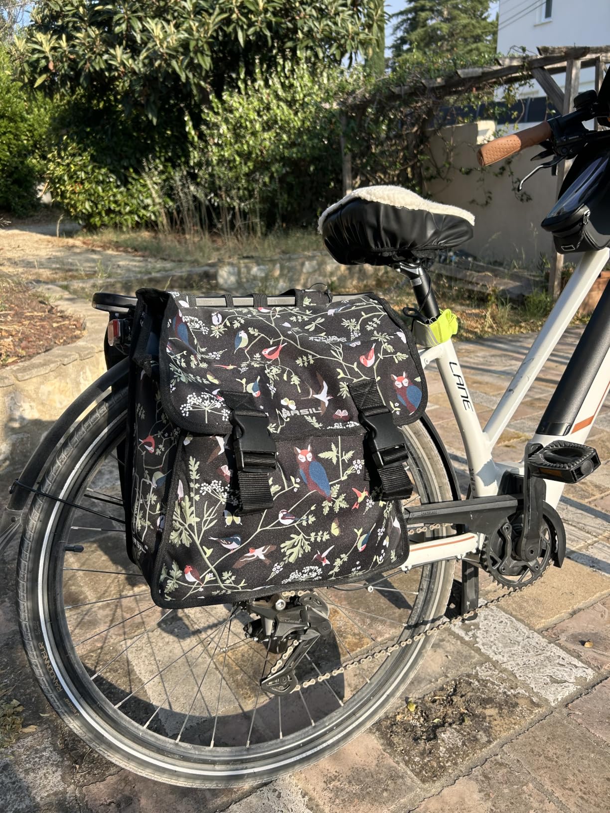 Basil Wanderlust Sacoche Vélo Charcoal 35 L Porte-Bagages