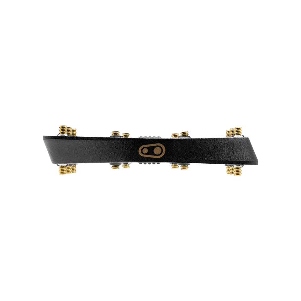 Crankbrothers Stamp 7 Small pédales plates Fabio noir alu