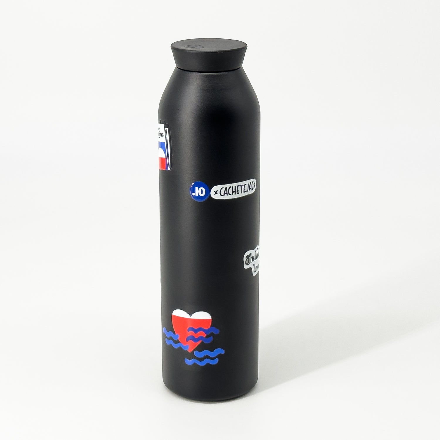 Closca Warm Times Black gourde isotherme 600 ml stickers