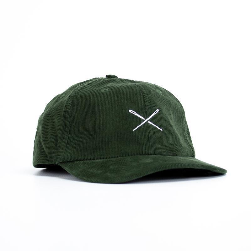 Restrap Clothing Camp Cap casquette Vert Forêt velours