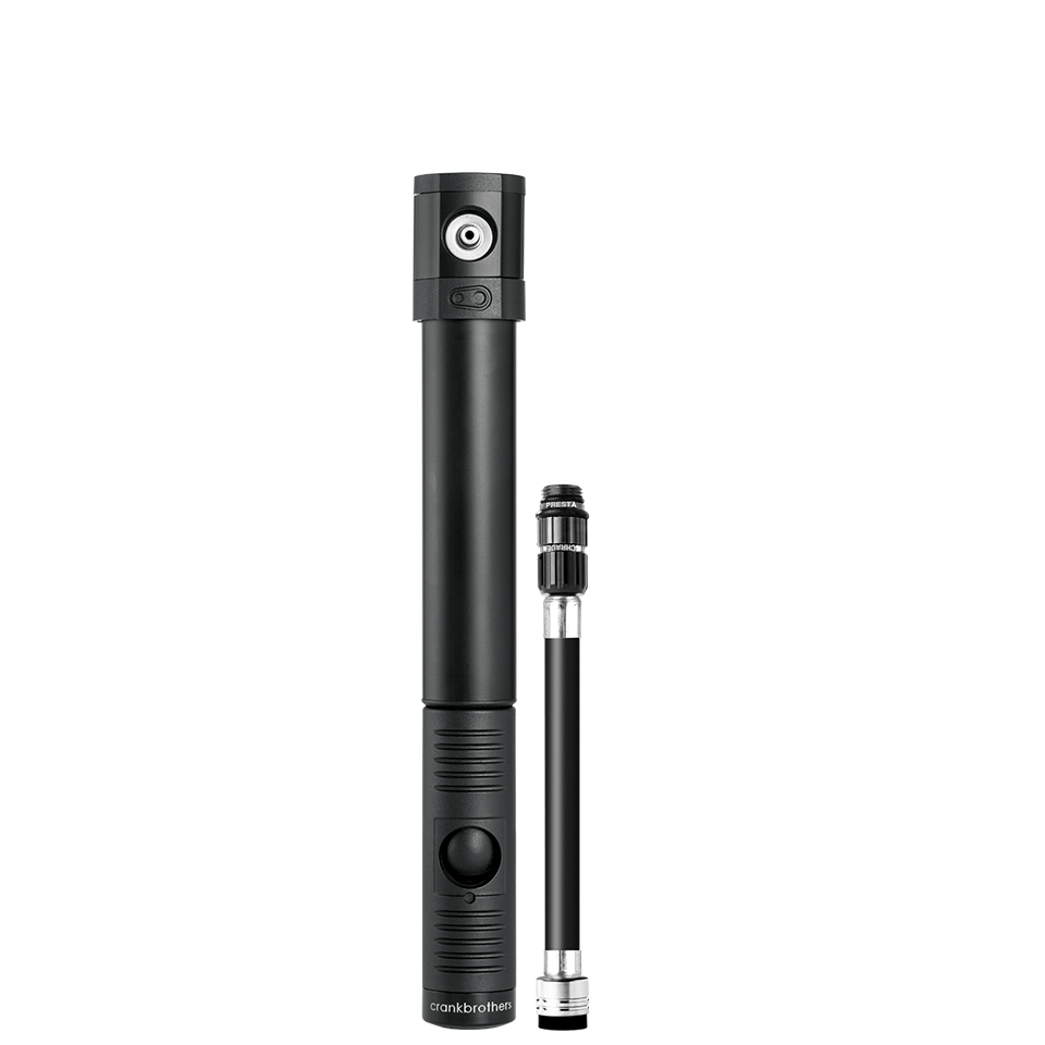 Crankbrothers Klic HV Pompe Vélo Midnight Gros Volume
