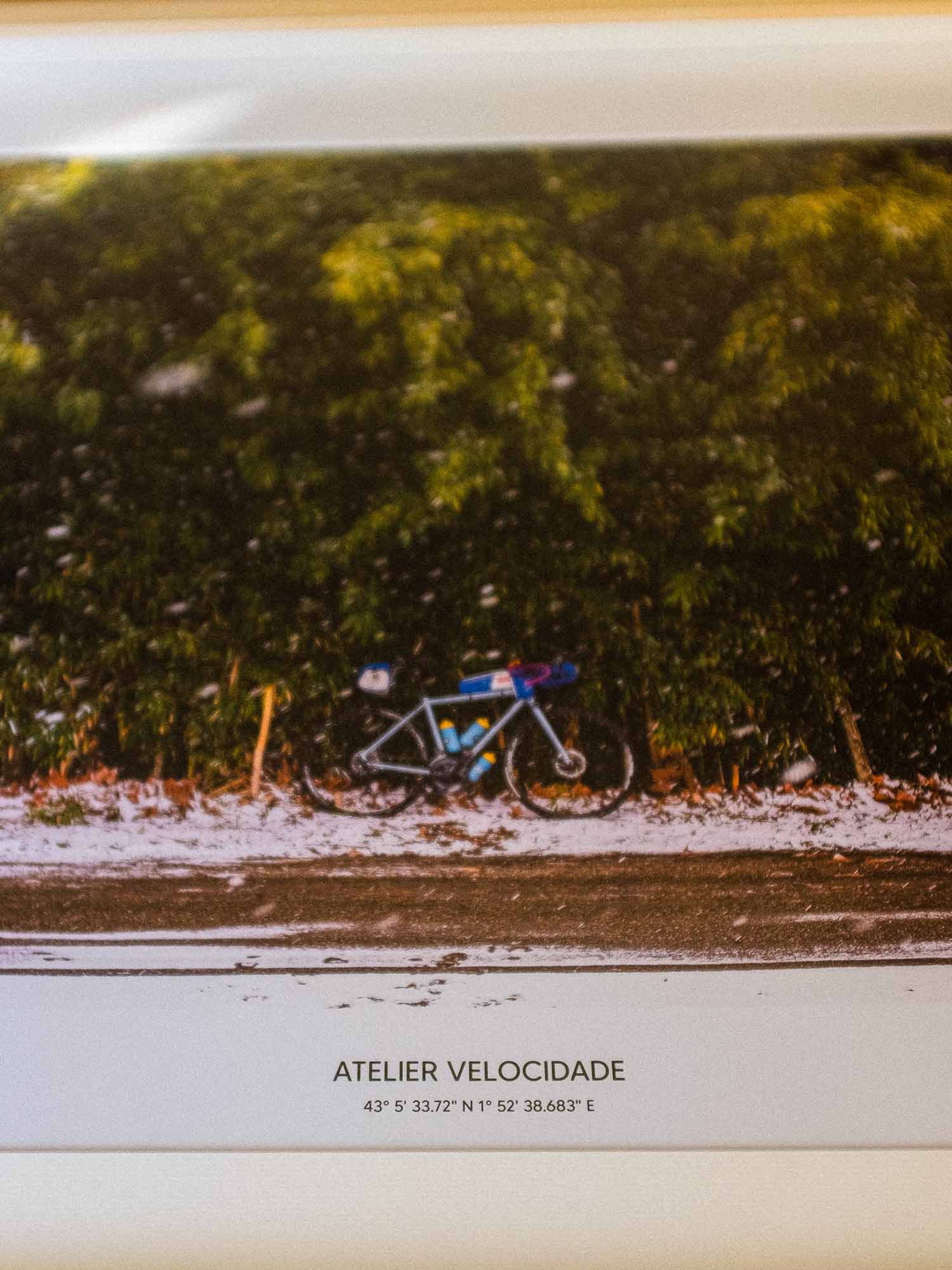 Atelier Velocidade Photo 50x70 affiche bikepacking nº 6