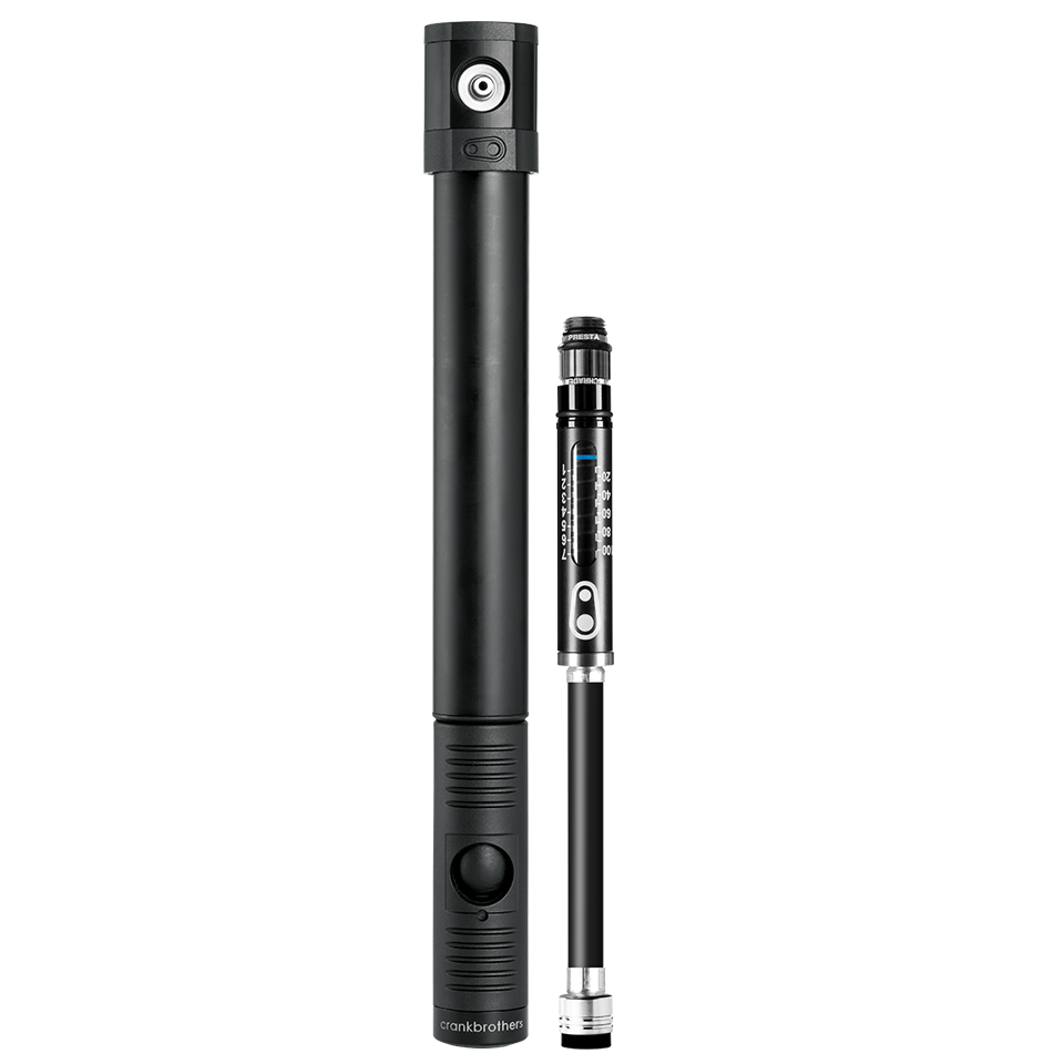 Crankbrothers Klic HV Gauge pompe main Midnight manomètre