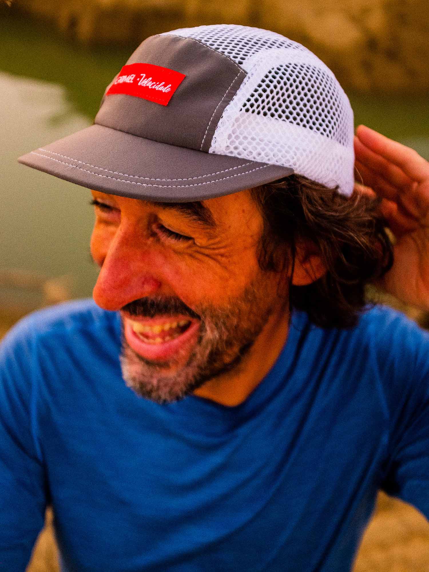 Grimel x Velocidade Casquette sport Violet mesh