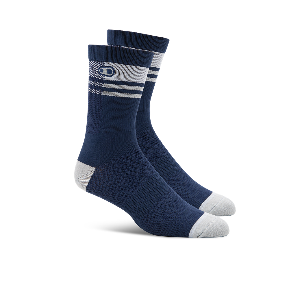 Crankbrothers Icon chaussettes VTT Navy/Silver S/M