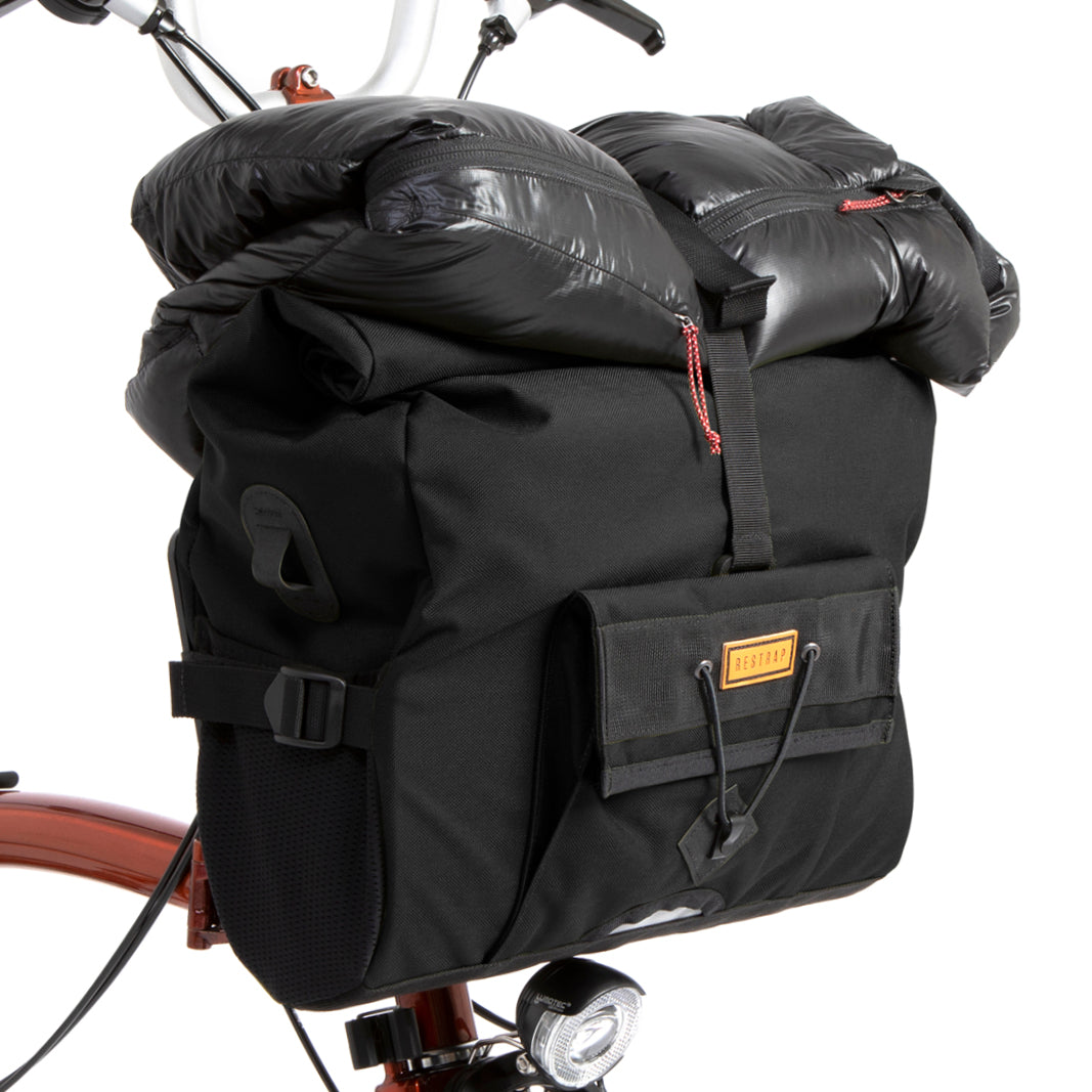 Restrap City Loader 20L sacoche vélo pliant noire étanche