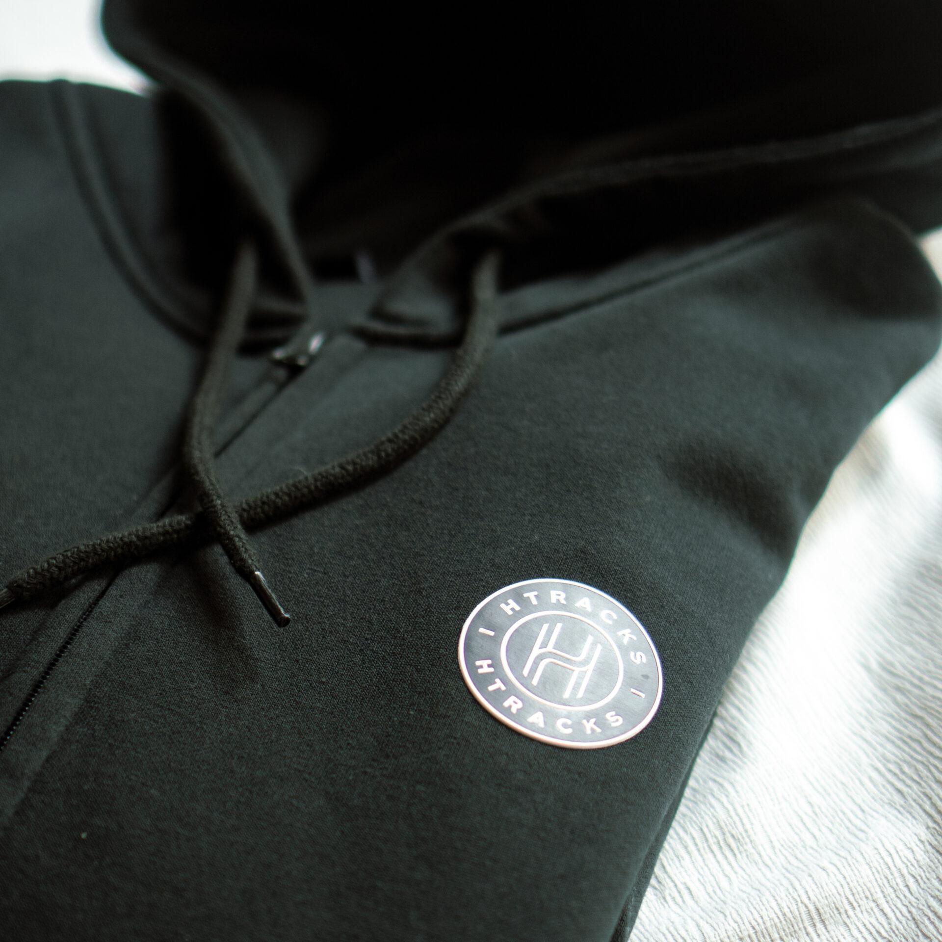 HTracks Hoodie Sweat Zippé Coton Logo Cœur