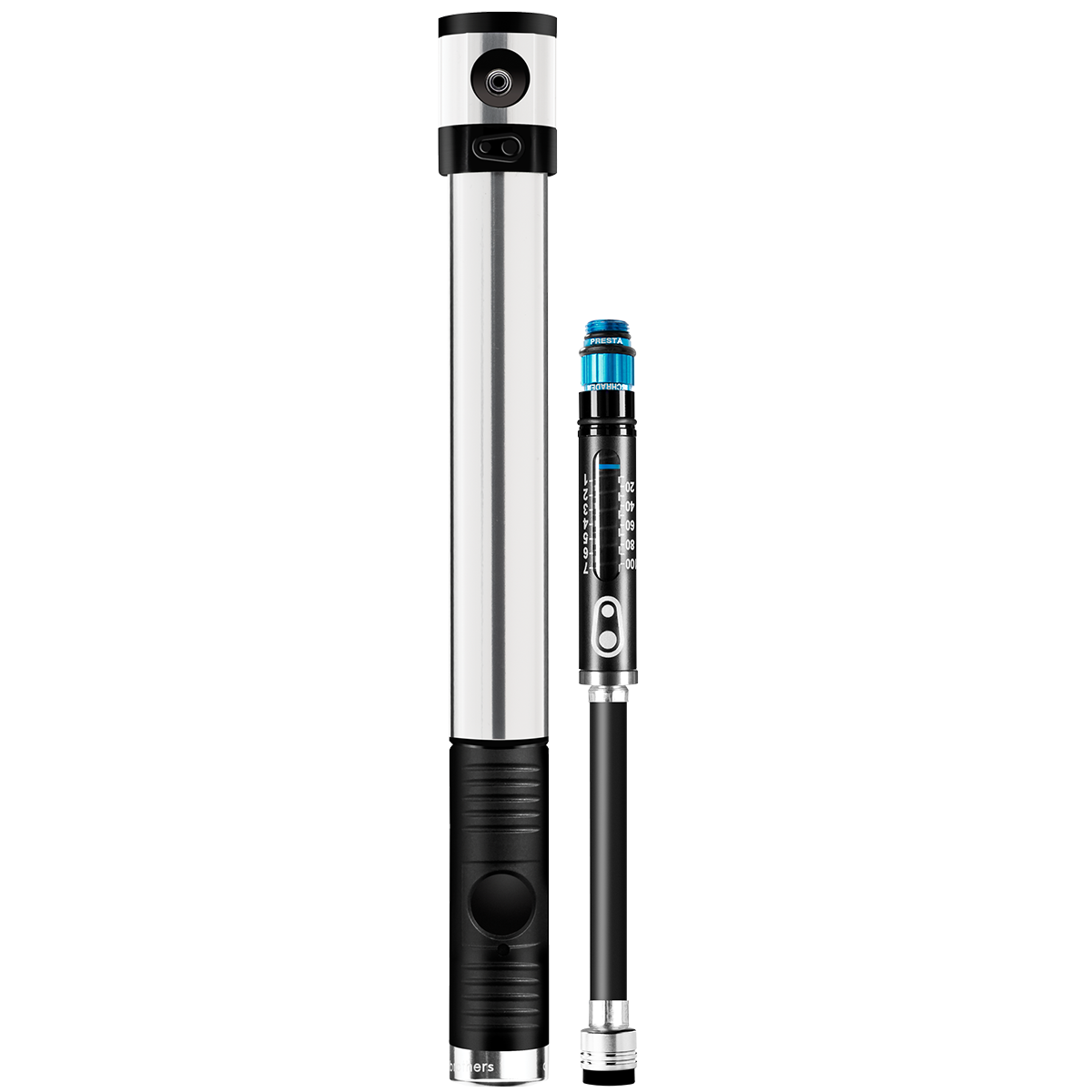 Crankbrothers Klic HV Gauge pompe main Midnight manomètre
