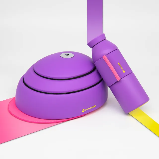 Closca Kit Lab Chromatic Purple Casque M + Gourde 450ml