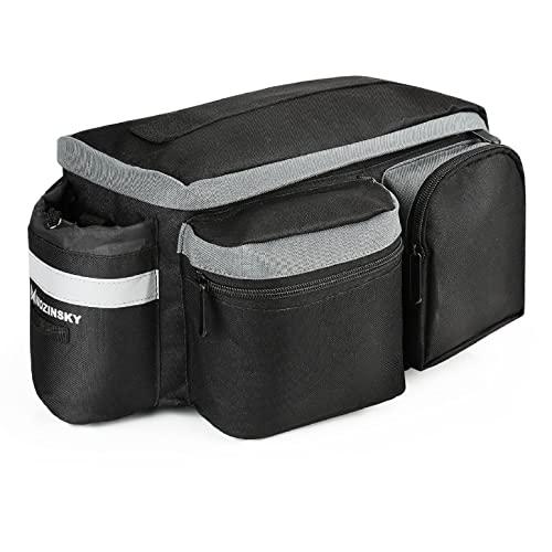 Wozinsky sacoche porte-bagages vélo étanche 6 L noire