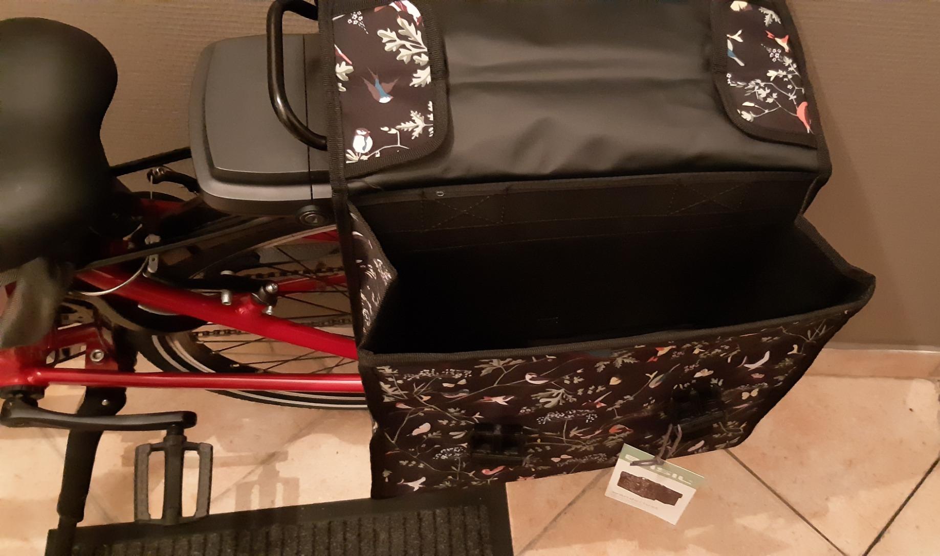 Basil Wanderlust Sacoche Vélo Charcoal 35 L Porte-Bagages