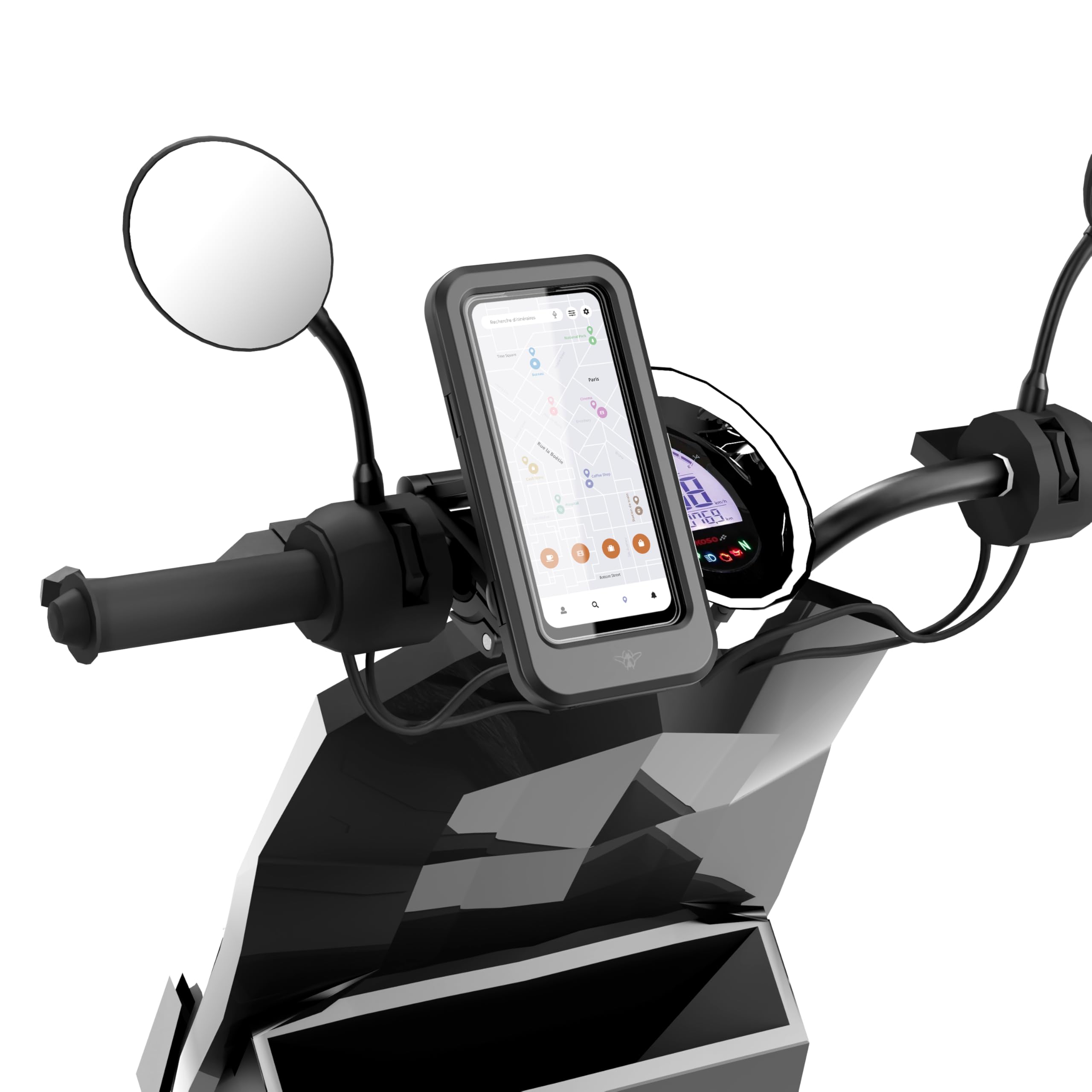 CASR Équipements Support Téléphone Étanche 360° IPX4