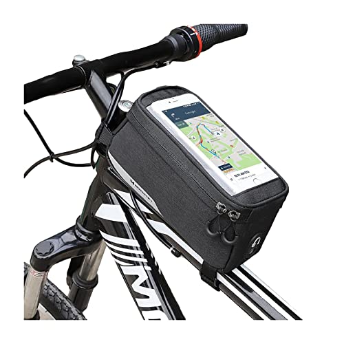 Wozinsky WBB6BK sacoche cadre vélo noire étanche smartphone