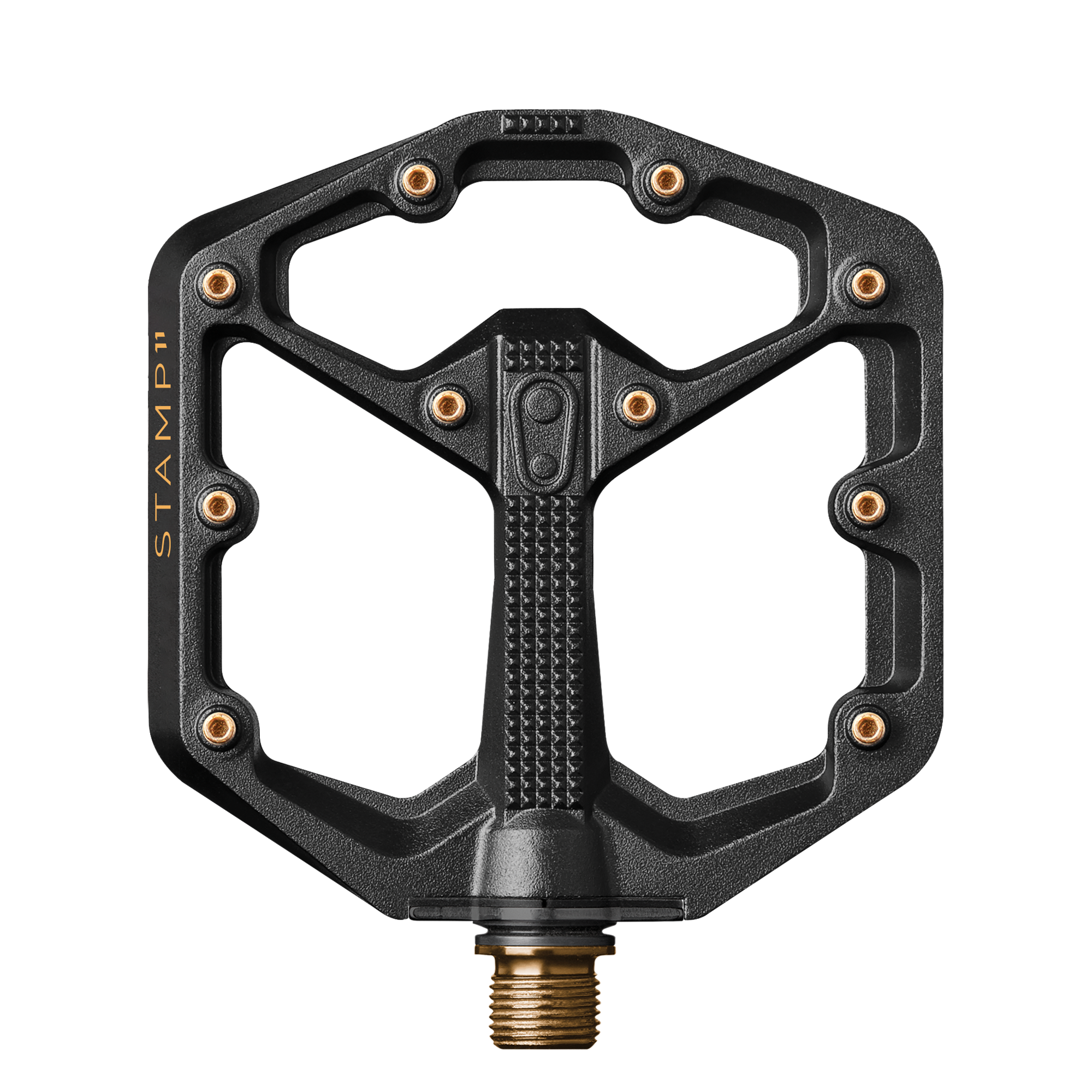 Crankbrothers Stamp 11 Small Pédales Plates Titane Noir/Or